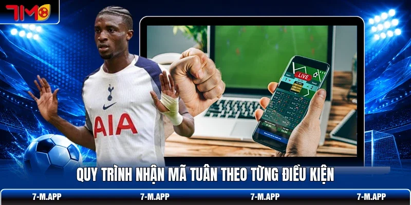 Quy trình nhận mã tuân theo từng điều kiện